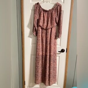 AWARE Paisley Long Sleeve Maxi Dress